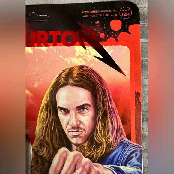 Cliff Burton Action Figure Metallica CliffEmAll- Bass JUN2021CPC Unpunched Card - Picture 2 of 7